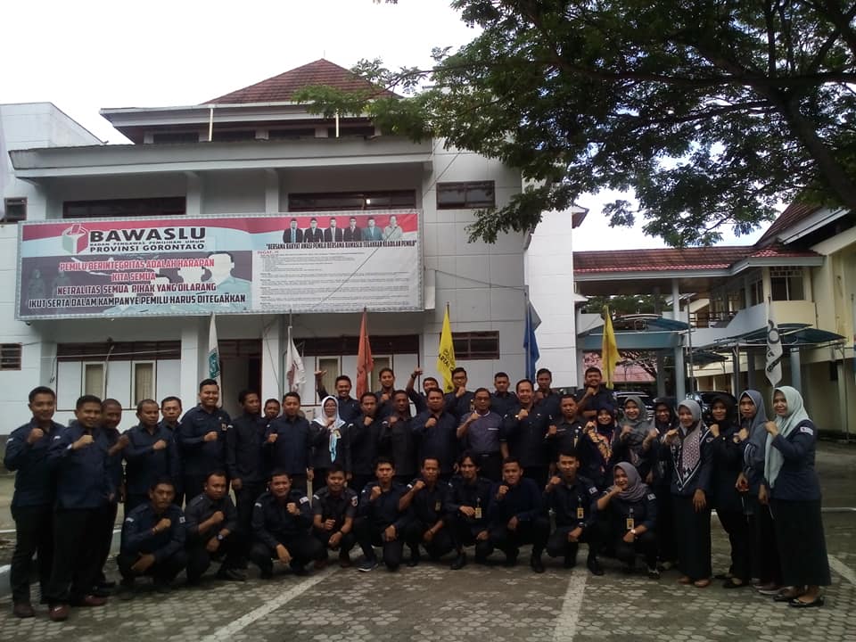 Bawaslu Provinsi Gorontalo gelar Apel perdana pasca lebaran