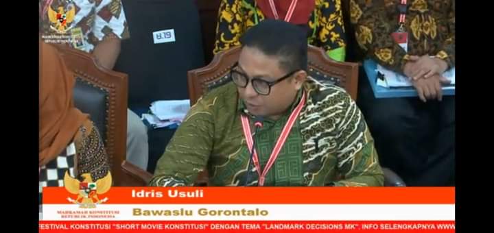 Bawaslu Provinsi Gorontalo Menghadiri Sidang Lanjutan PHPU Di MK