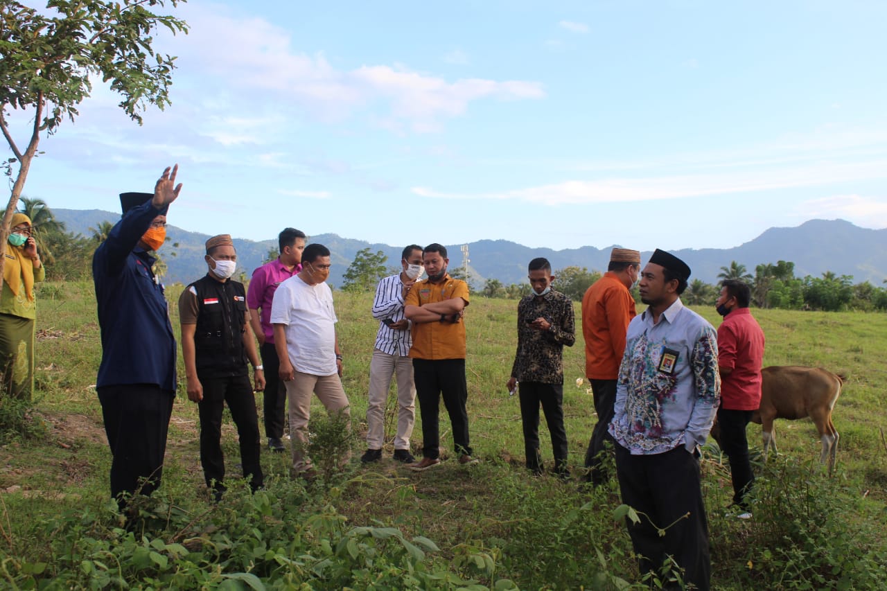 J.Umar dan Nikson hadiri Rapat Pembahasan Hibah Tanah Pemda Bone Bolango dan Bawaslu.