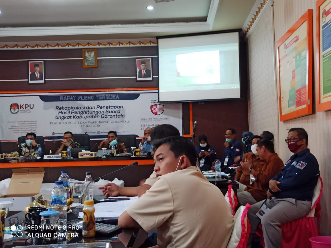 Kordiv PHL, Monitoring Pengawasan Penghitungan Suara di Kab. Gorontalo.