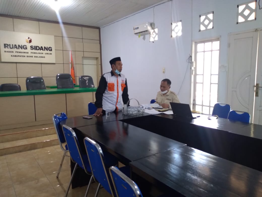 Bawaslu Provinsi Gorontalo Supervisi Penanganan Laporan Dugaan Pelanggaran Pemilihan di Bawaslu Bone Bolango