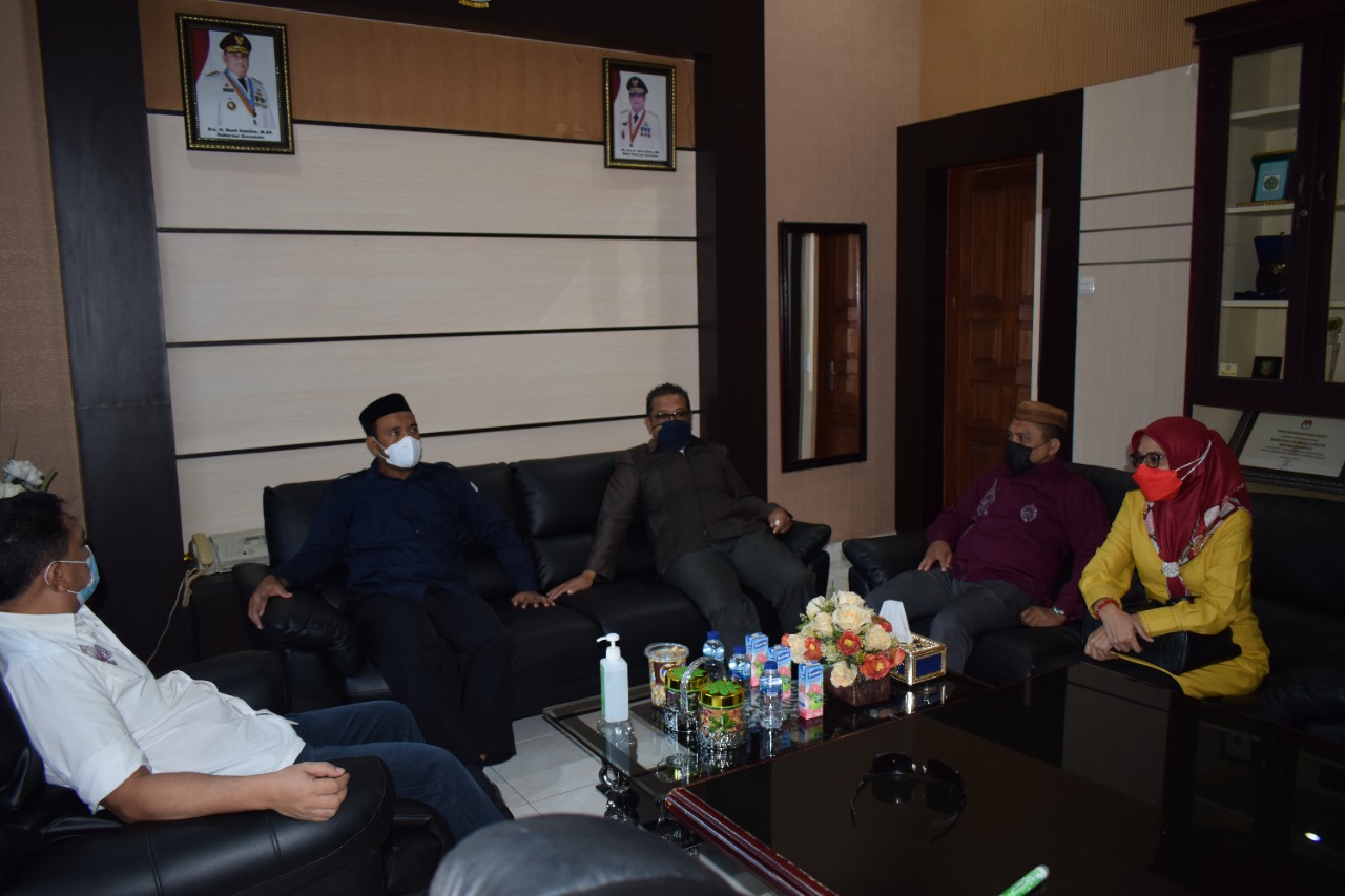 MATANGKAN PERSIAPAN SKPP DASAR 2021: BAWASLU PROVINSI BERKOORDINASI BERSAMA KESBANGPOL PROVINSI GORONTALO