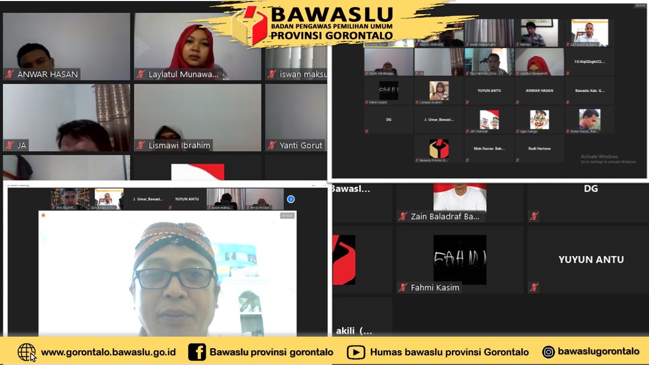 Bawaslu Provinsi Gorontalo Gelar Rakor Terkait Kelanjutan SKPP Tingkat Dasar Pasca PPKM