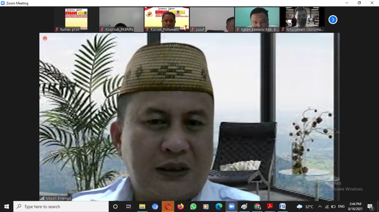 Nikson pimpin Rapat Evaluasi Pelaksanaan Program/Kegiatan dan Anggaran serta Percepatan Pelaksanaan Program/Kegiatan dan Anggaran T.A 2021