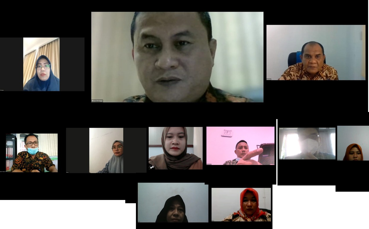 Bawaslu Provinsi Gorontalo Gelar Rakor Langkah-Langkah Akhir Tahun Anggaran 2021