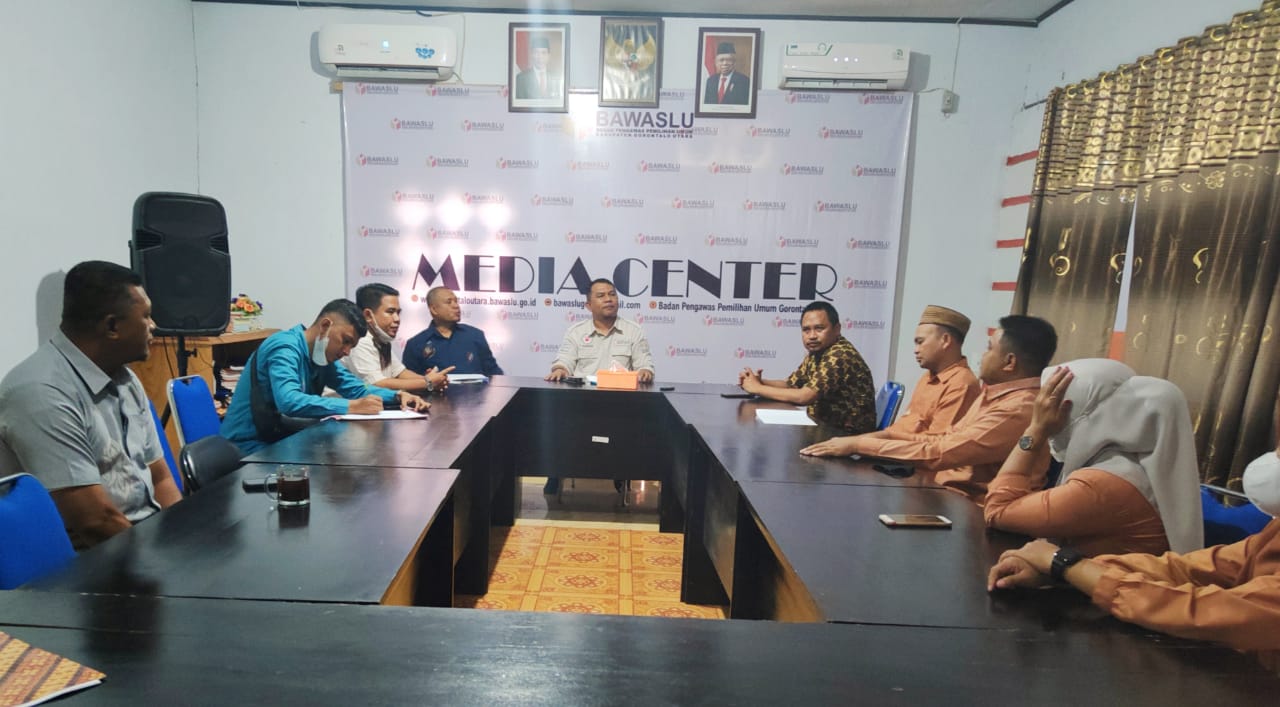 Supervisi di Bawaslu Gorontalo Utara, Ahmad: Tahapan Pemilu Dimulai 2022, Tingkatkan Kinerja Pengawasan
