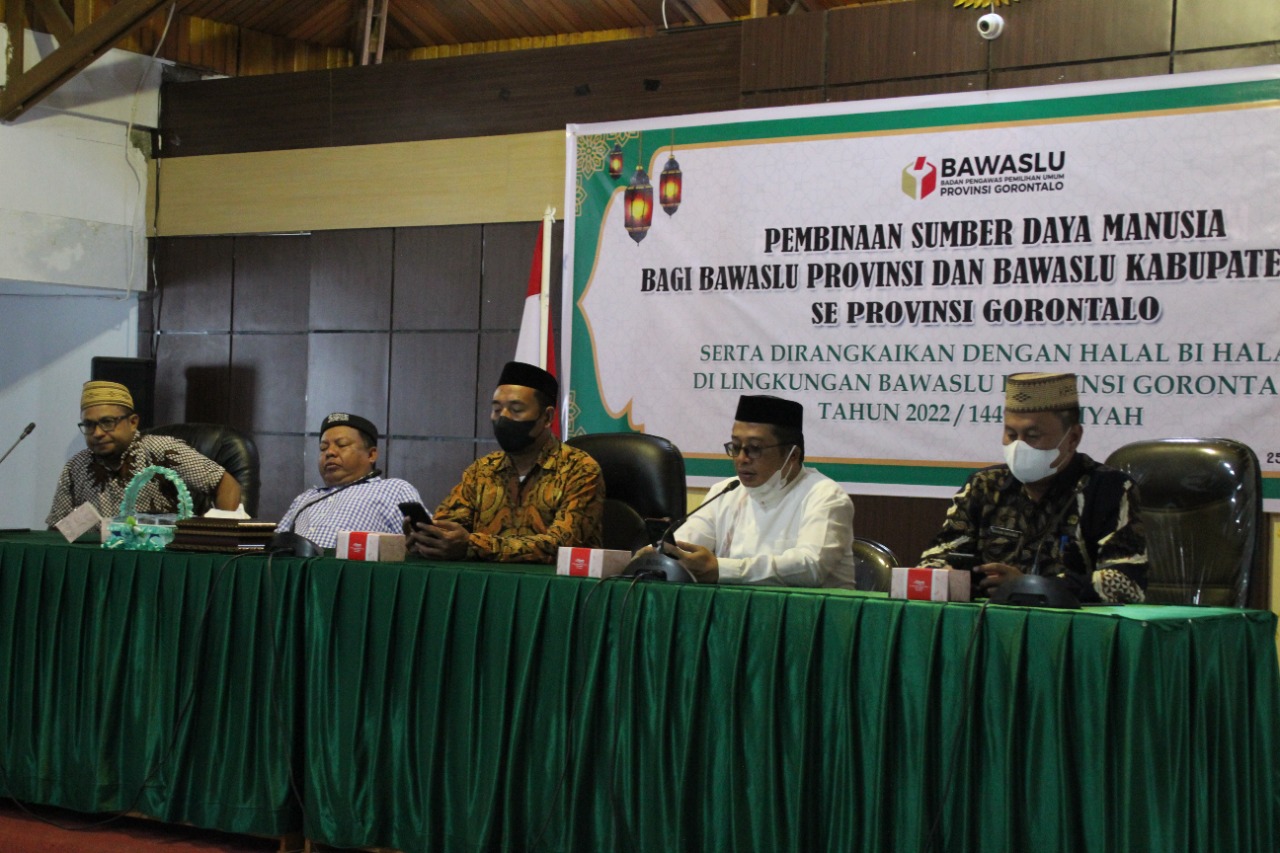 Bawaslu Provinsi Gorontalo Melakukan Pembinaan SDM