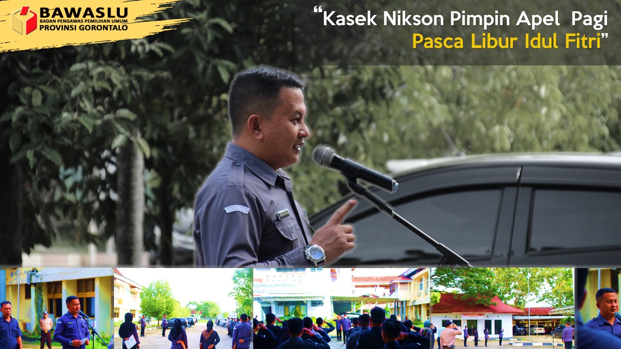 Apel Perdana Pasca Idul Fitri, Nikson Berlakukan Absensi Digital