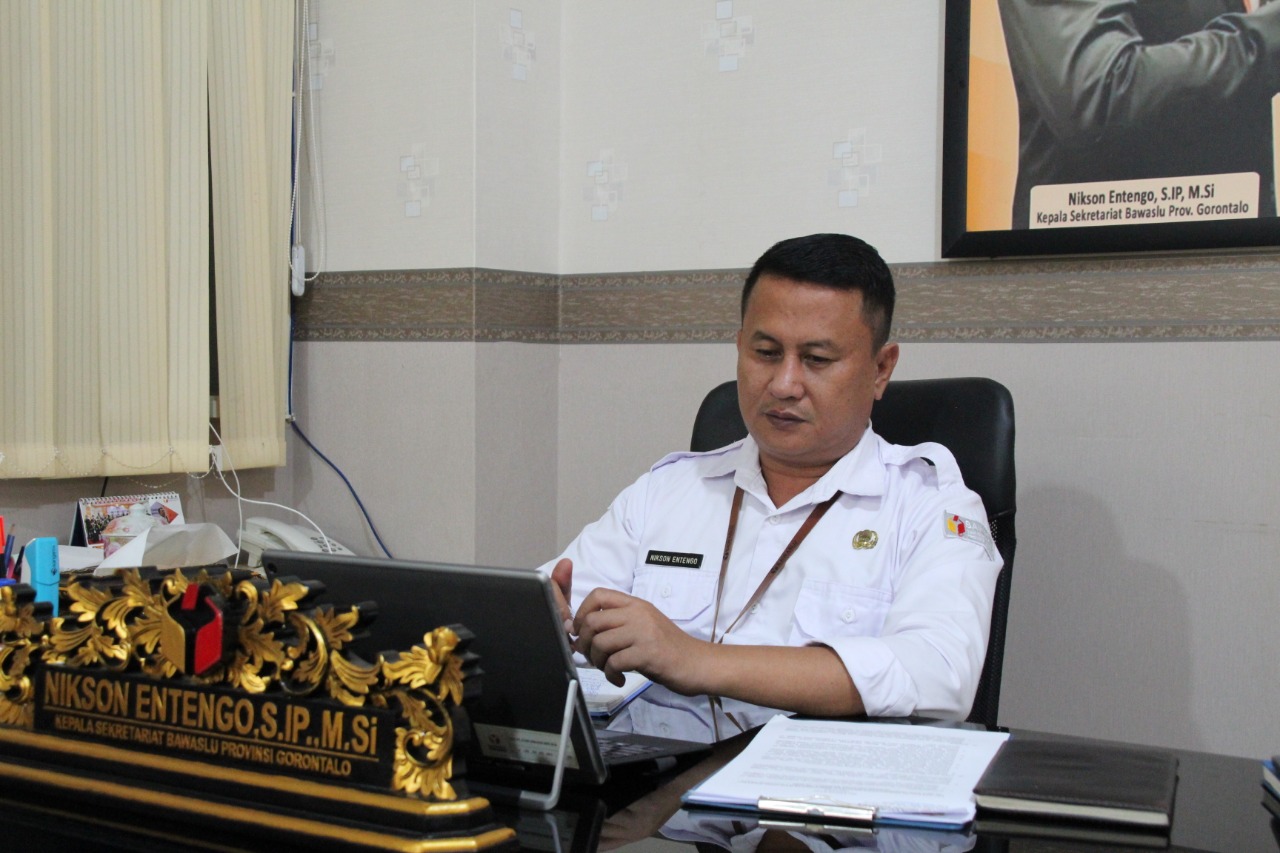 Nikson Ikuti Rapat Pemantapan Nilai-Nilai Kebangsaan CPNS Bawaslu Tahun Anggaran 2021