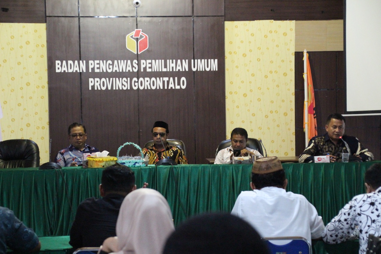 Bawaslu Provinsi Gorontalo Tindaklanjuti Intruksi Bawaslu RI