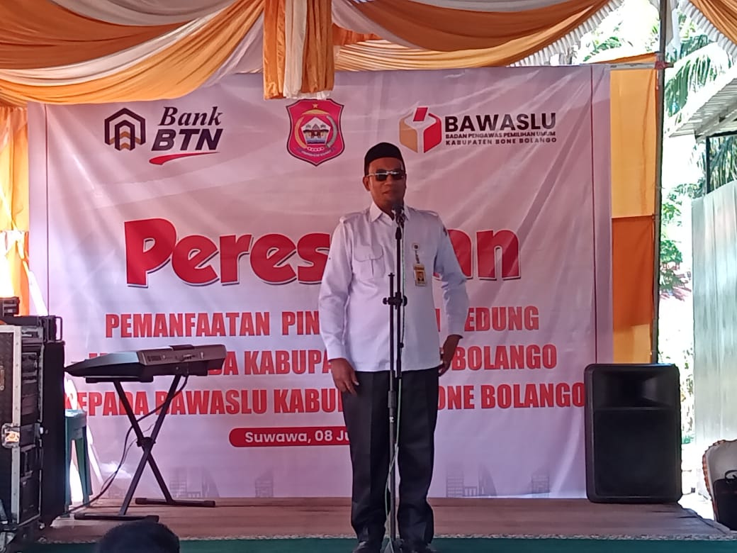 Wujudkan Demokrasi yang Lebih Baik: J. Umar Ajak â€œMotoloawotaâ€ Saat Hadiri Peresmian Kantor Bawaslu Kab. Bone Bolango,