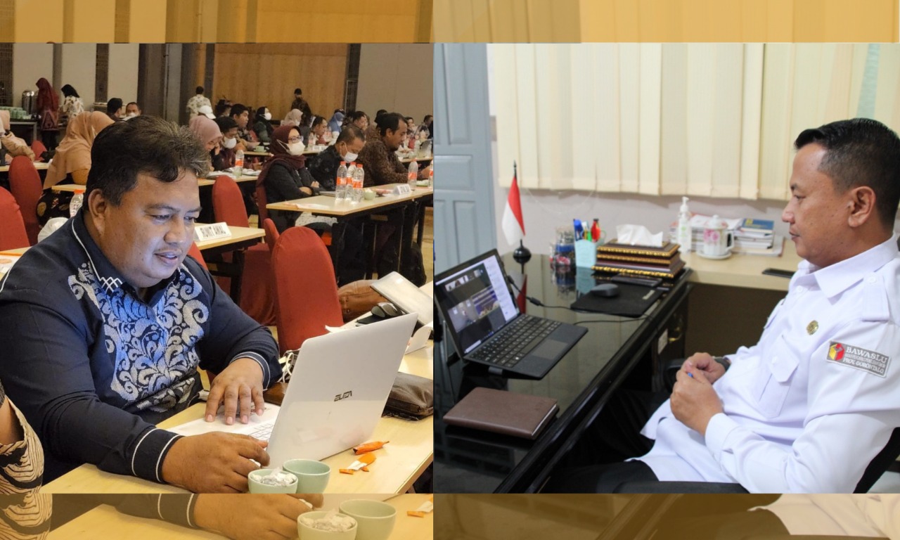 Bawaslu Provinsi Gorontalo Ikuti Rakornas Penyerapan Anggaran Akhir Tahun 2022