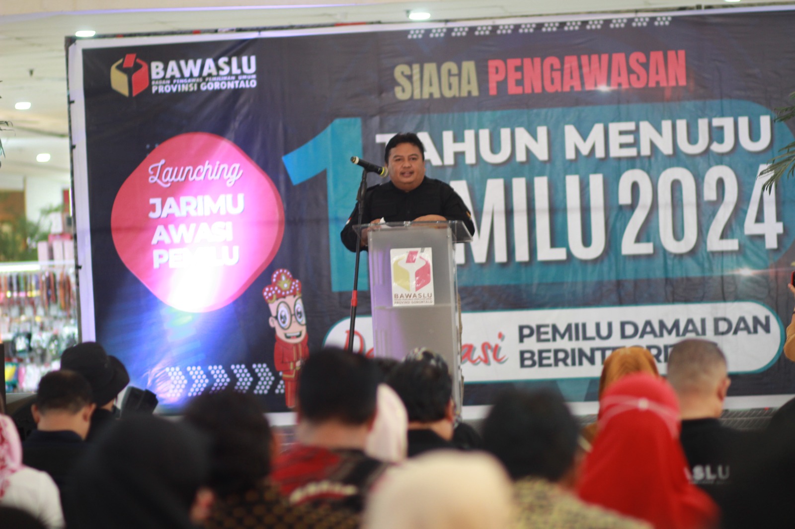 Bawaslu Provinsi Gorontalo Launching Siaga Pengawasan di Atrium Citimall