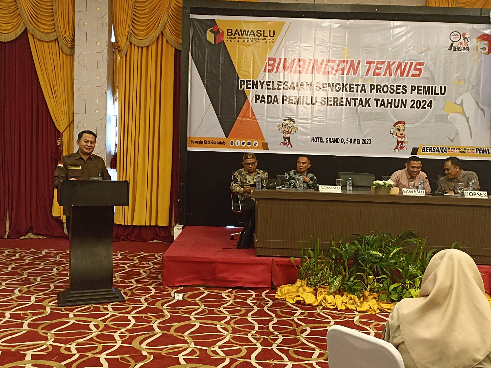 Nikson Buka Bimtek Penyelesaian Sengketa Proses Pemilu