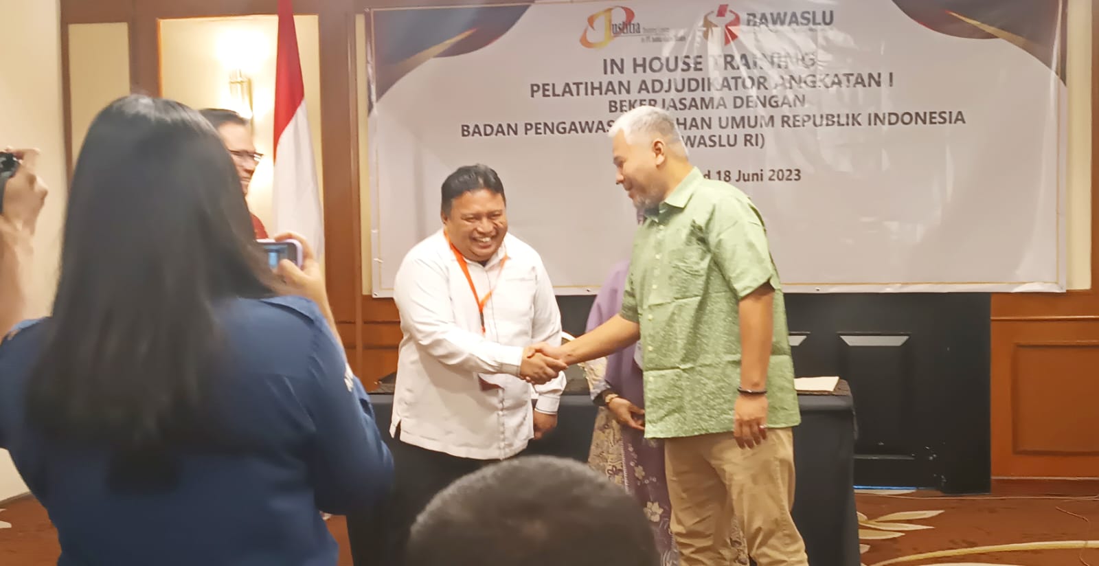 Ikuti Pelatihan Ajudikator, Bawaslu Daerah Diminta Profesional Menegakan Hukum