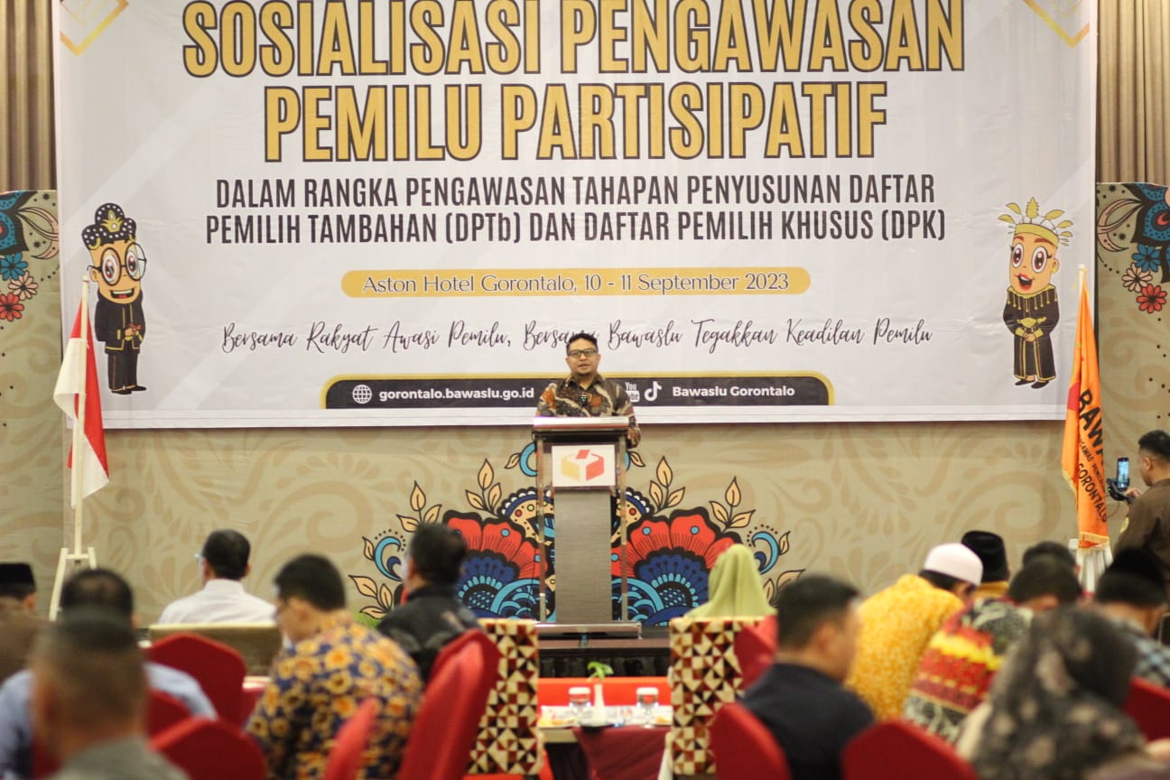 Bawaslu Provinsi Gorontalo Libatkan Stakeholder Dalam Pengawasan Partisipatif