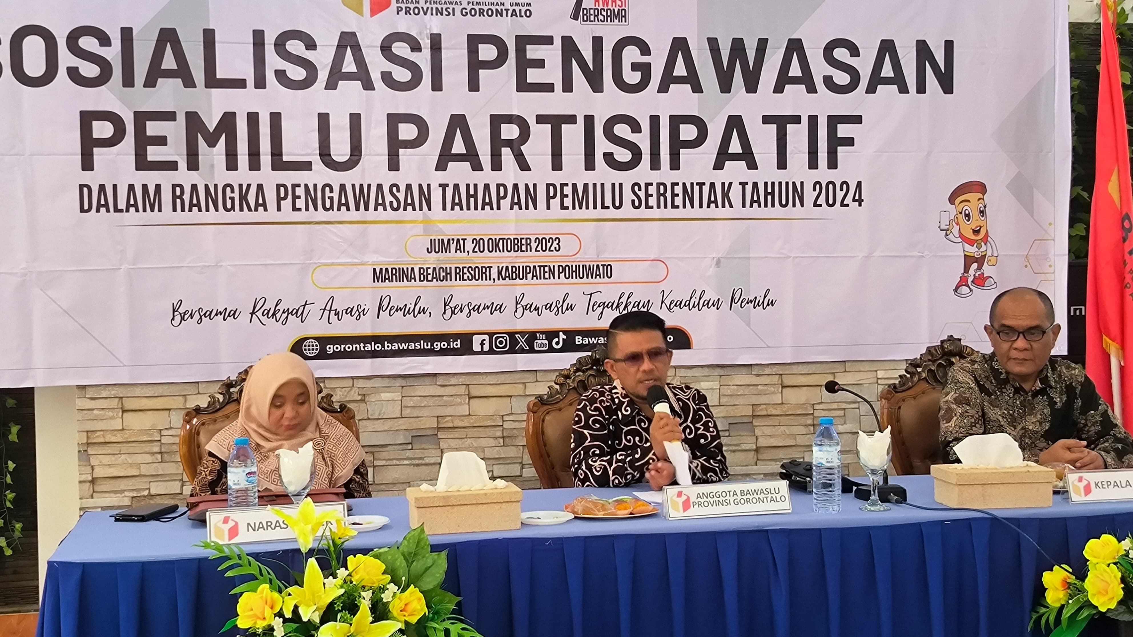 Moh Fadjri Arsyad Meminta Masyarakat Ikut Berperan Mengawasi Pemilu