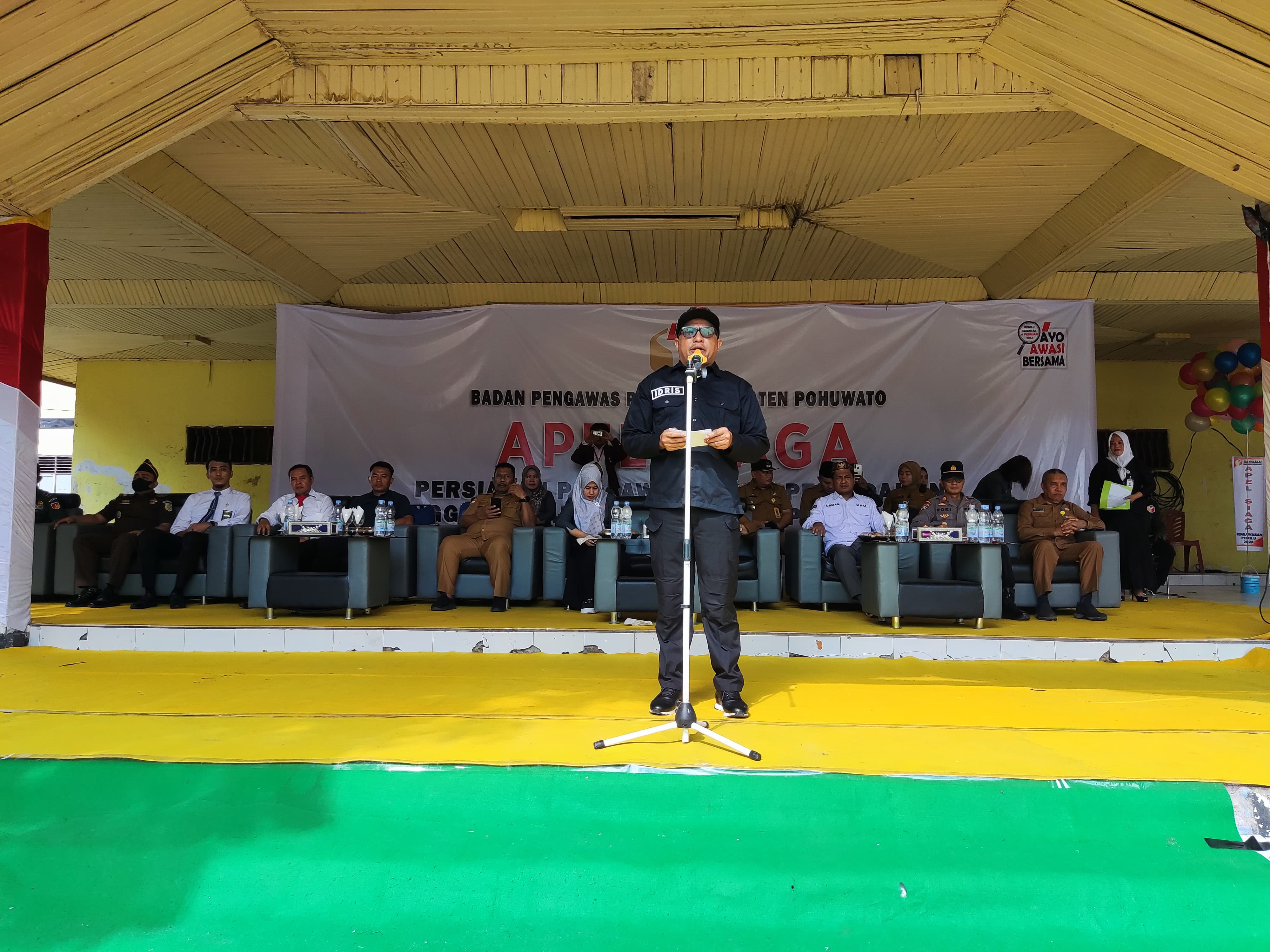 Jadi Pembina Apel Siaga Pengawasan, Idris Usuli Mengajak Stakeholder Bangun Sinergitas Sukseskan Pemilu