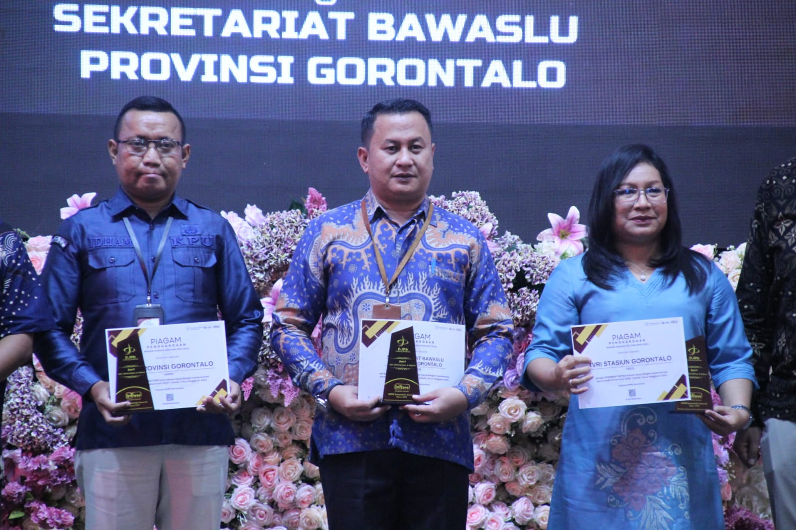 Bawaslu Provinsi Gorontalo Raih Penghargaan KPPN Kategori Implementasi KKP