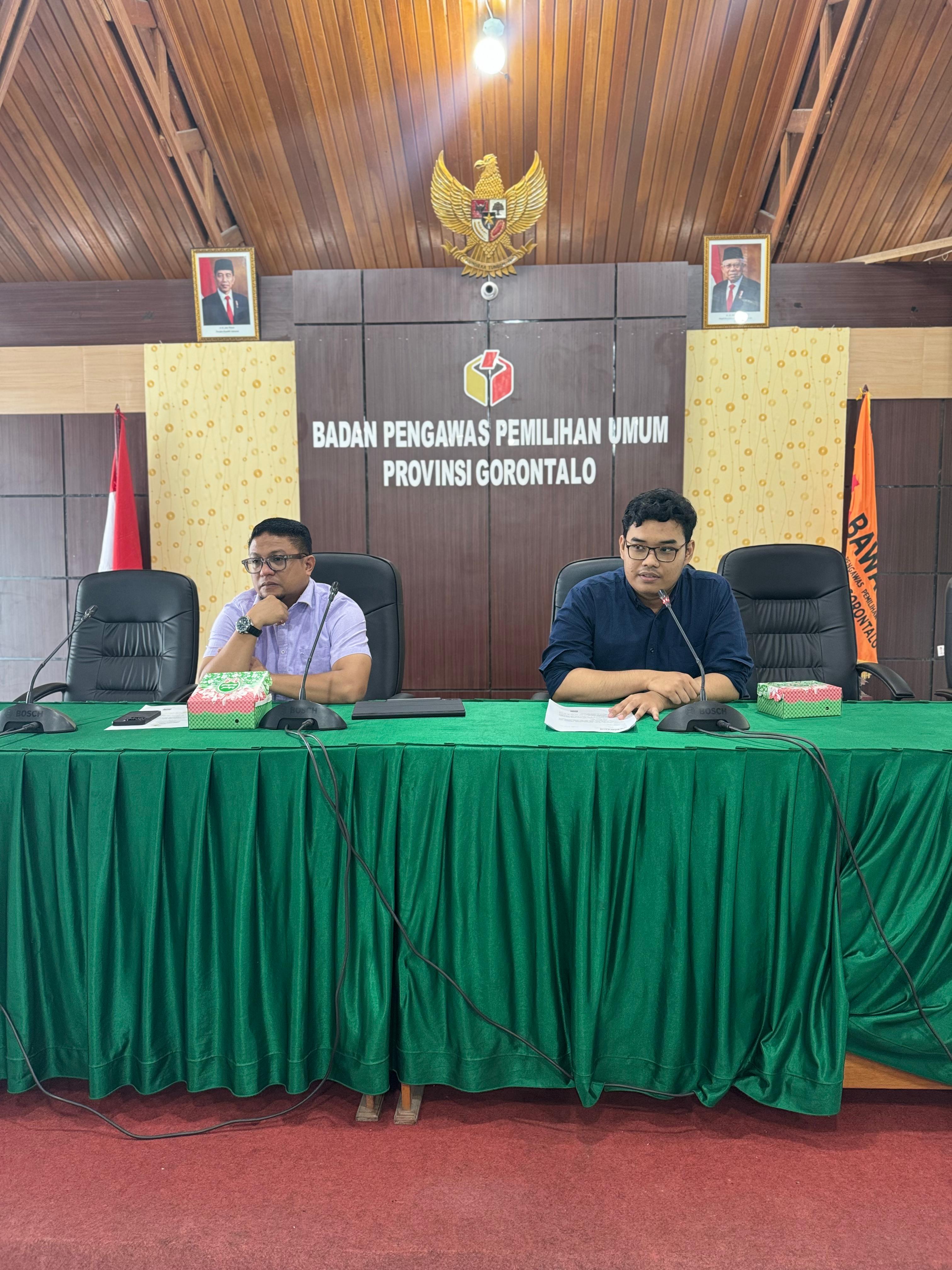 Bawaslu Provinsi Gorontalo Mantapkan Data Pelanggaran Pemilu