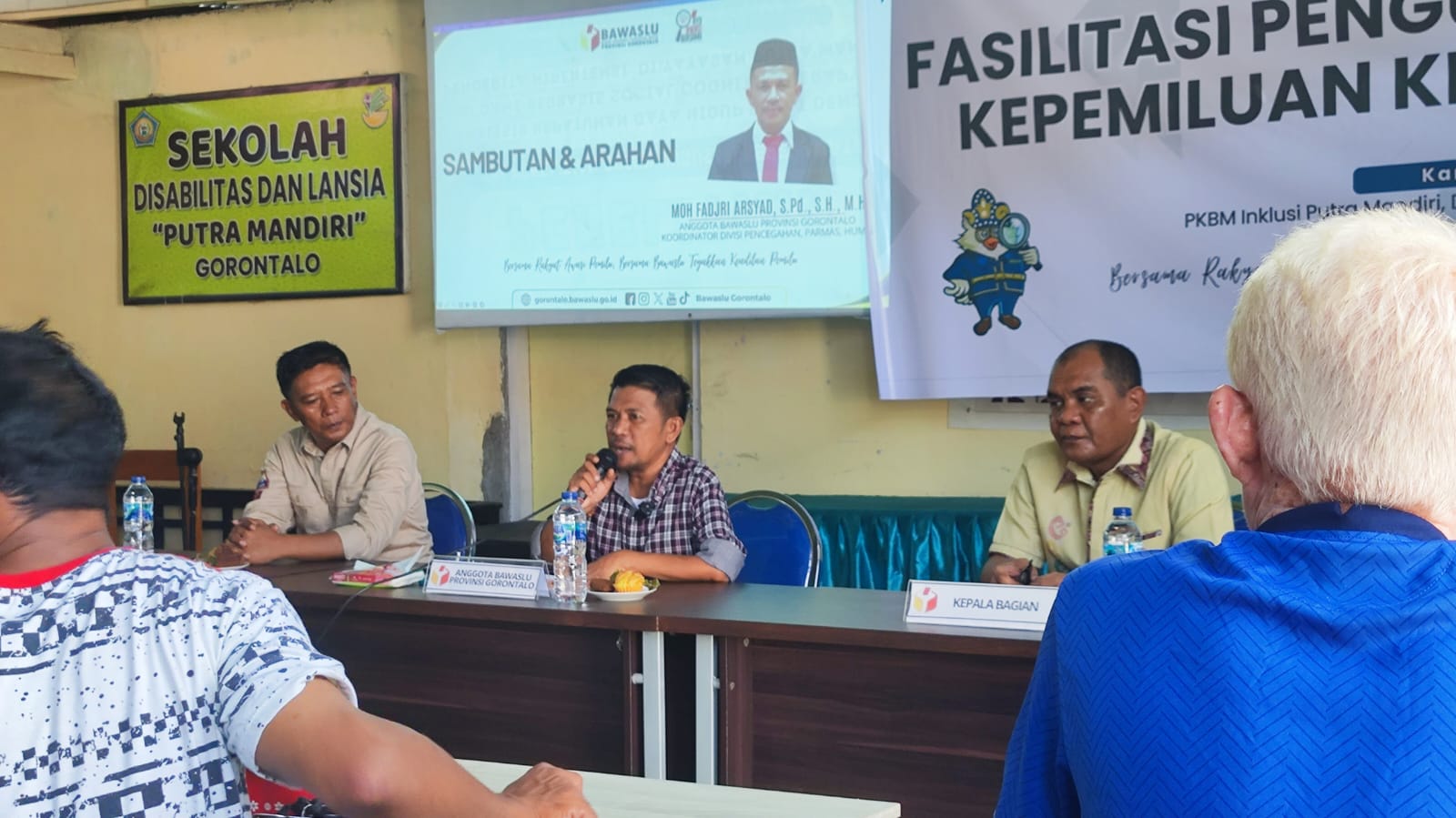 Bawaslu Provinsi Gorontalo Gelar Fasilitasi Penguatan Pemahaman Kepemiluan kepada Disabilitas