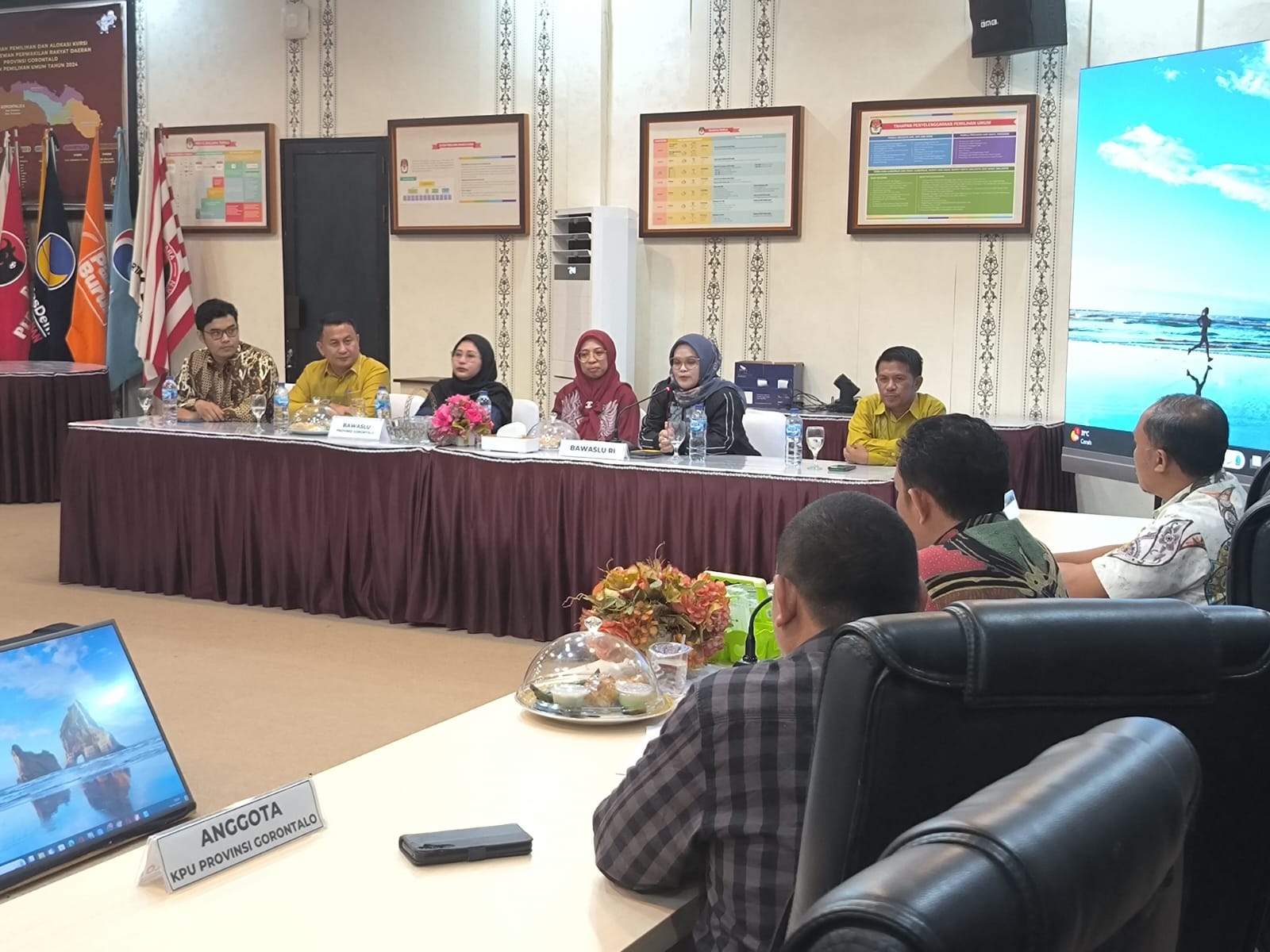 Bawaslu Provinsi Gorontalo Awasi Ketat Hari Terakhir Penerimaan Perbaikan DCT pasca Putusan MK