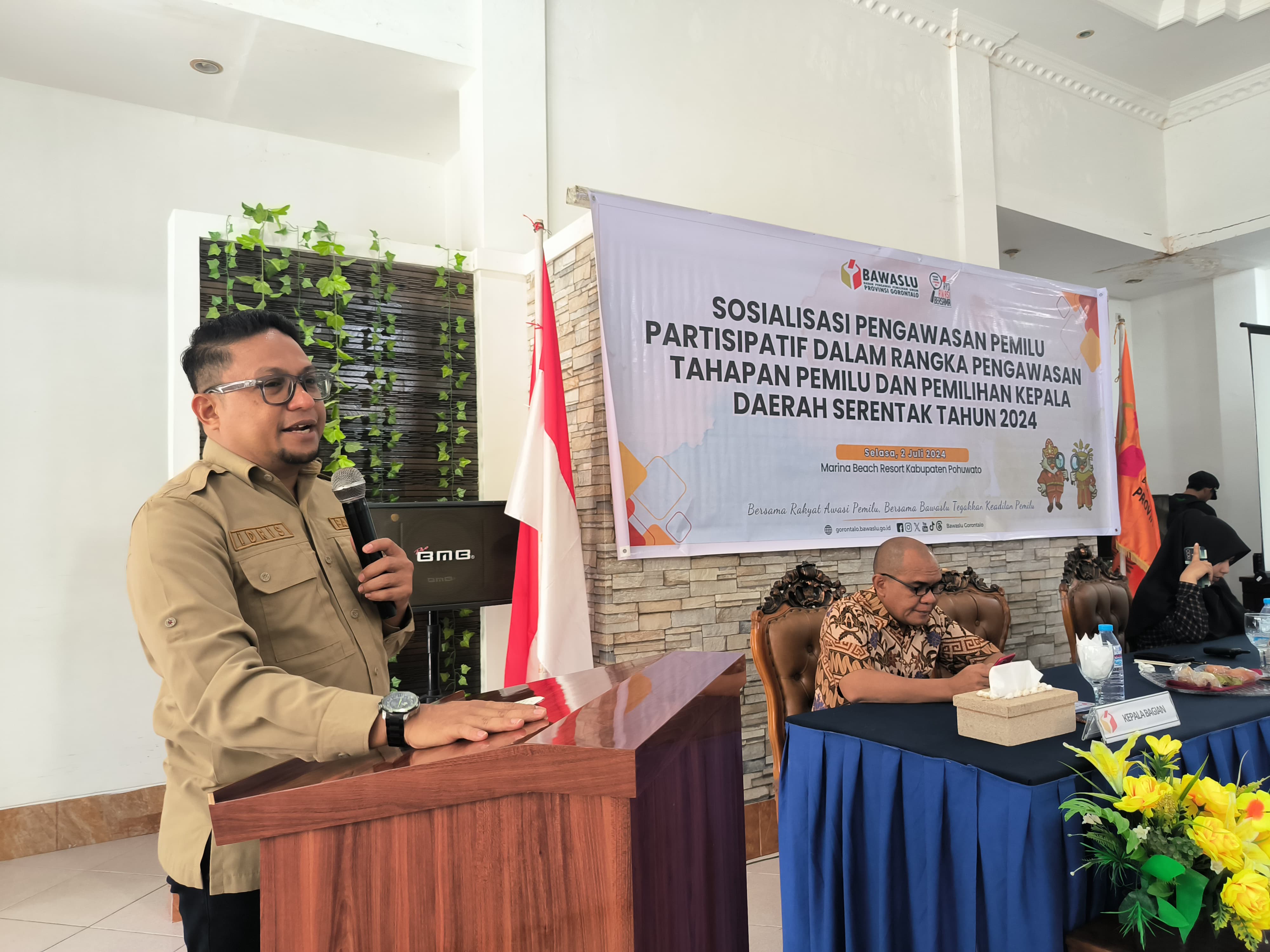 Bawaslu Gorontalo Gelar Sosialisasi Pengawasan Pemilu Partisipatif di Pohuwato