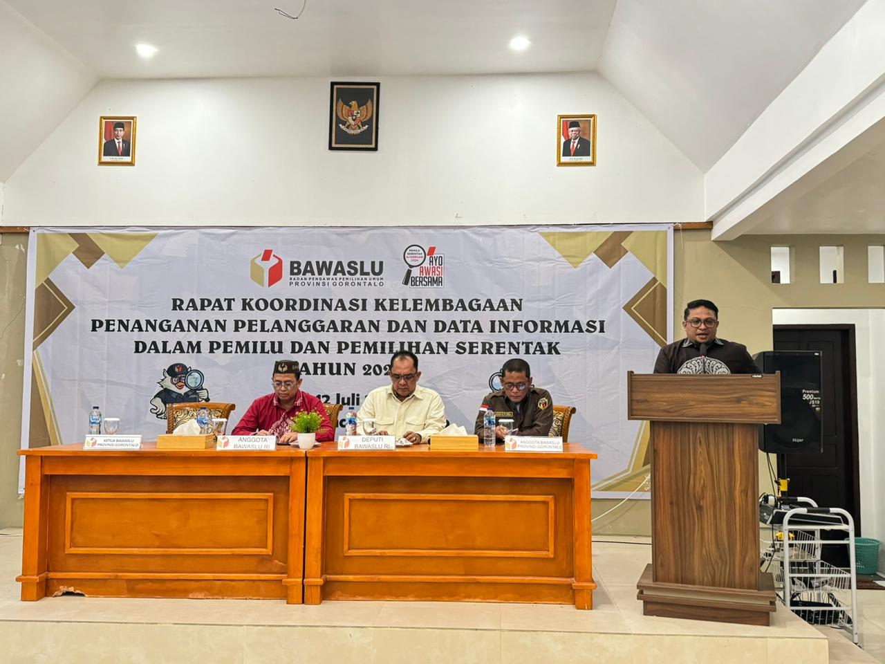 Bawaslu Provinsi Gorontalo Gelar Rapat Koordinasi Penanganan Pelanggaran