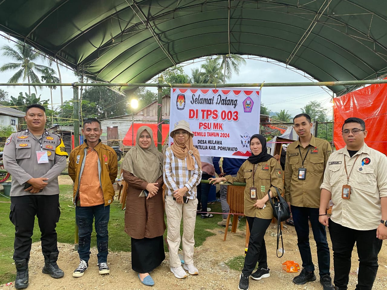 Lismawy Lakukan Monitoring Pelaksanaan PSU dan Perhitungan Suara di Pohuwato