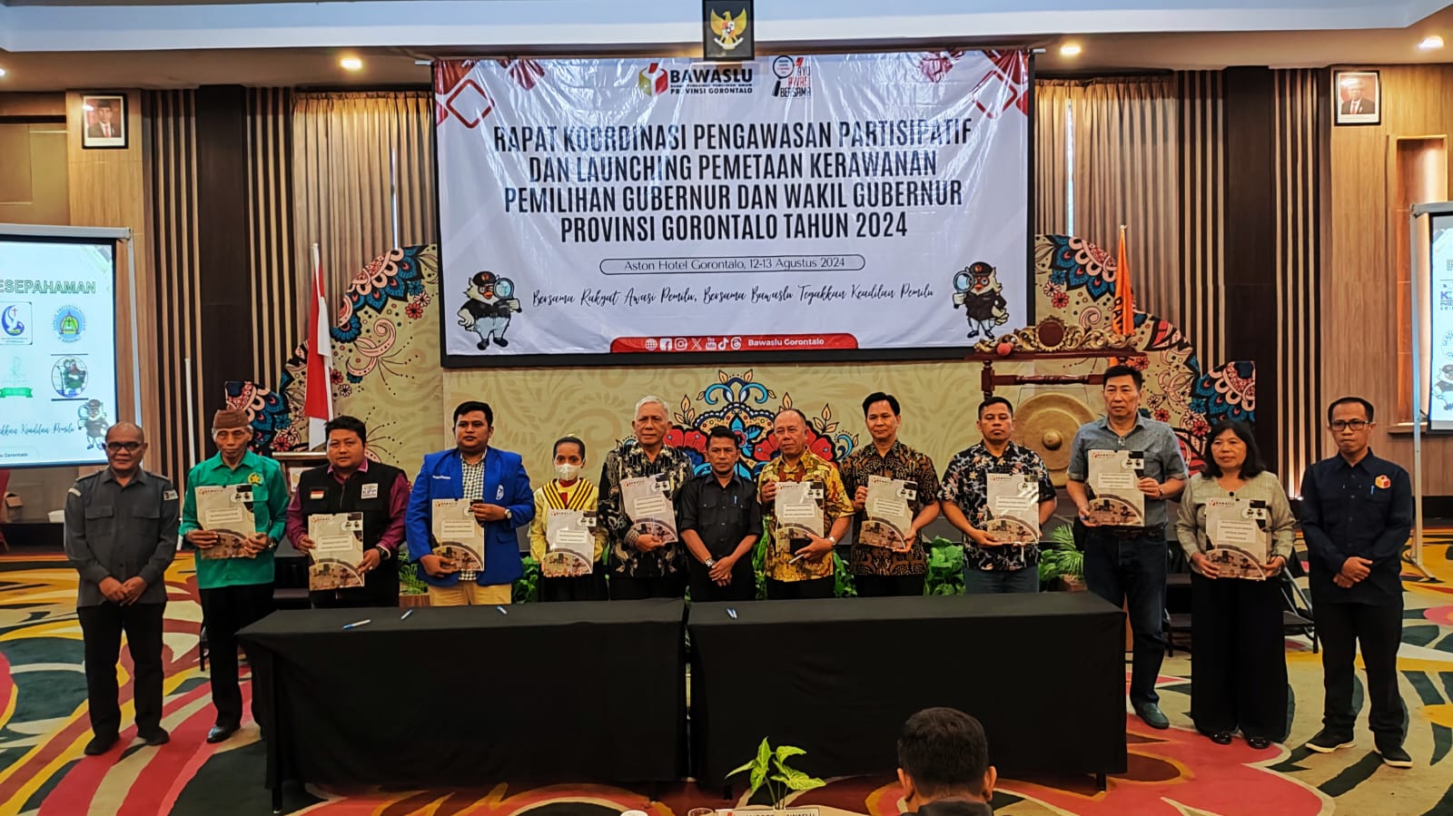 Cegah Potensi Pelanggaran Pemilihan 2024, Bawaslu Provinsi Gorontalo MOU dengan Organisasi Keagamaan dan pemantau pemilu