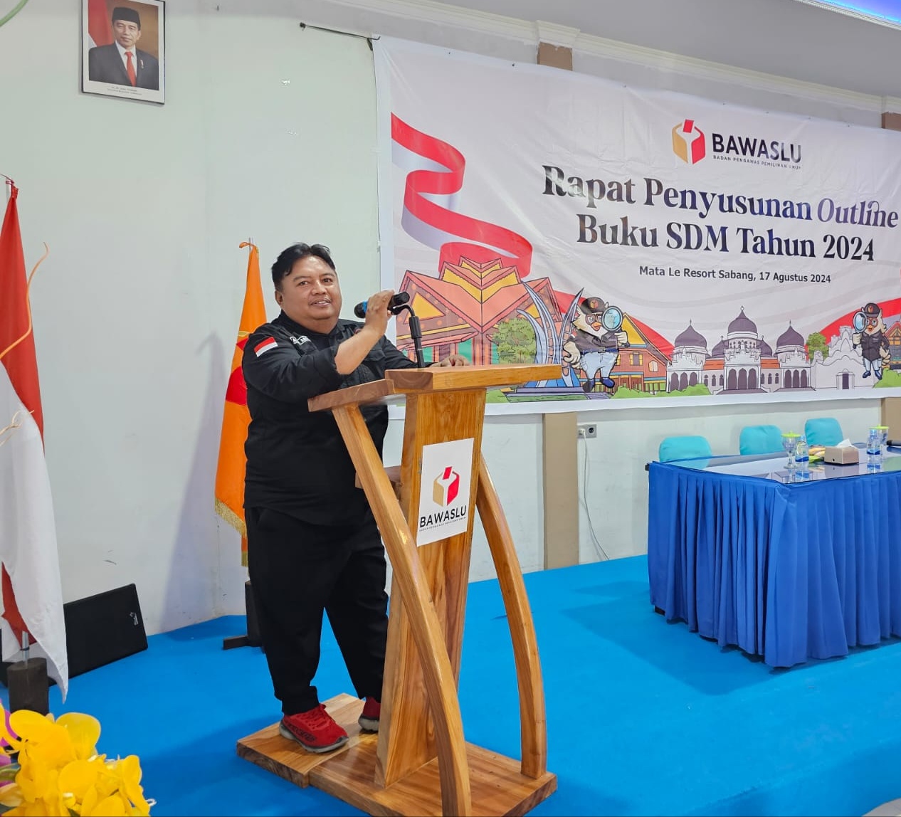 Amin Hadiri Rapat Penyusunan Buku SDM Tahun 2024 di Sabang