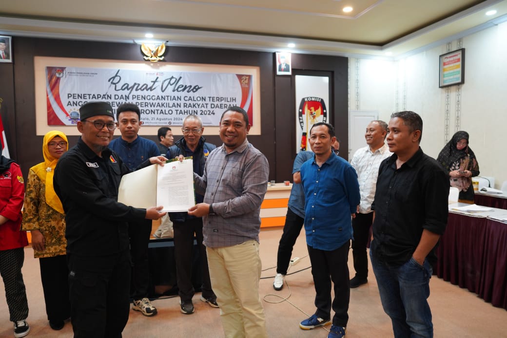 Bawaslu Provinsi Gorontalo Berikan Catatan Kurangnya Informasi dari KPU Terkait Penggantian Calon Terpilih DPRD