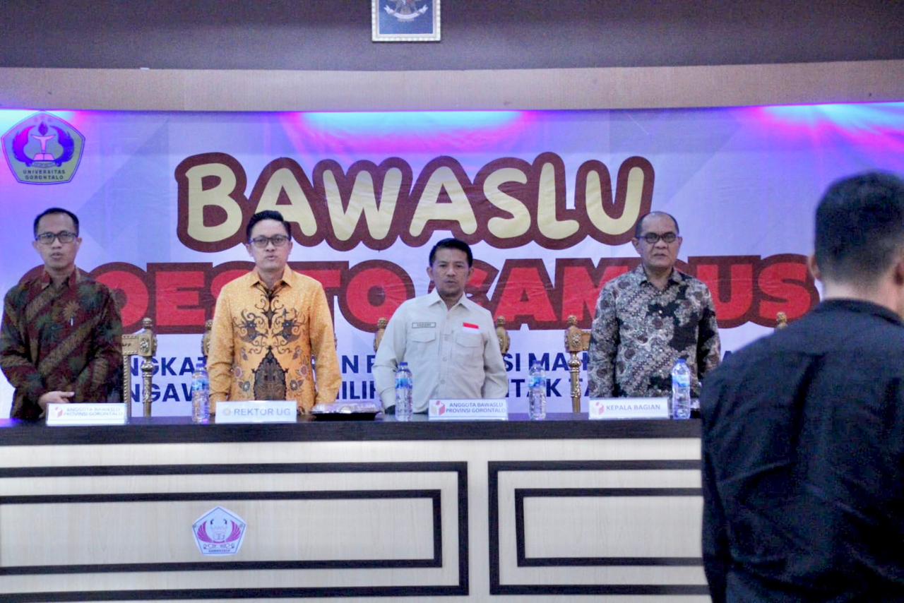 Bawaslu Provinsi Gorontalo Gencarkan Pencegahan Pelanggaran Pemilihan 2024 melalui Program "Goes to Kampus"