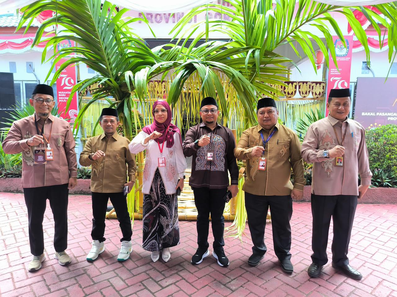 Hari kedua Pendaftaran Calon Gubernur dan Wakil Gubernur 2024: Bawaslu Provinsi Gorontalo Lakukan Pengawasan