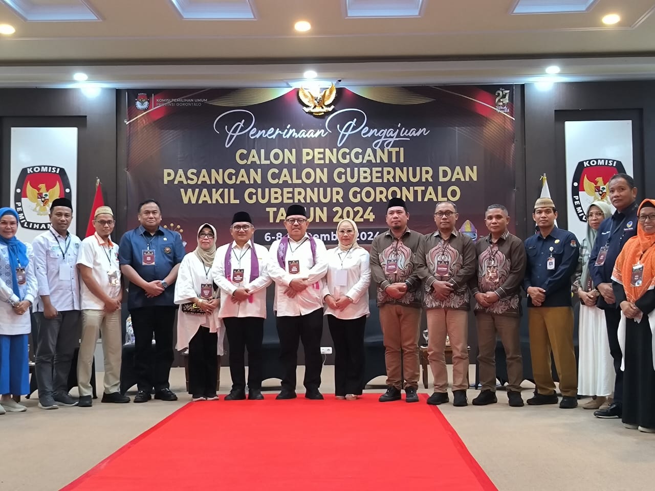 Lismawy Ibrahim Awasi Pengajuan Calon Pengganti Gubernur dan Wakil Gubernur 2024