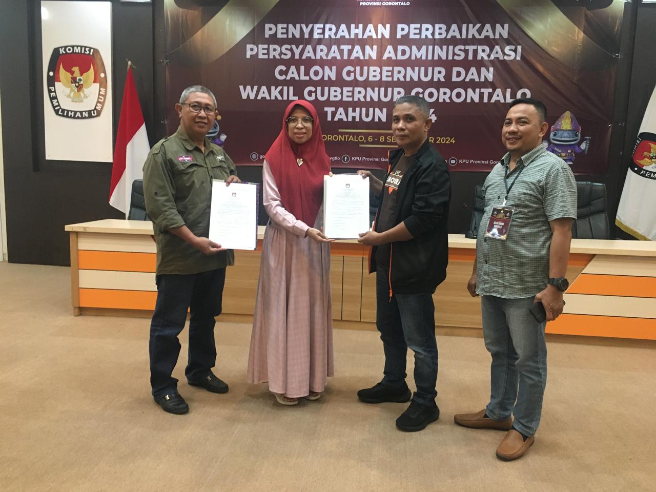 Hari Terakhir Perbaikan Administrasi Bakal Calon Gubernur, Lismawy Awasi ketat