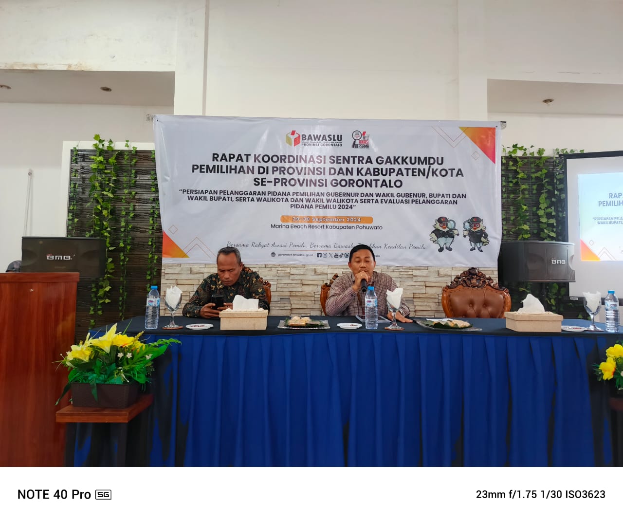 Bawaslu Provinsi Gorontalo Gelar Rapat Koordinasi Sentra Gakkumdu untuk Pemilihan Serentak 2024*