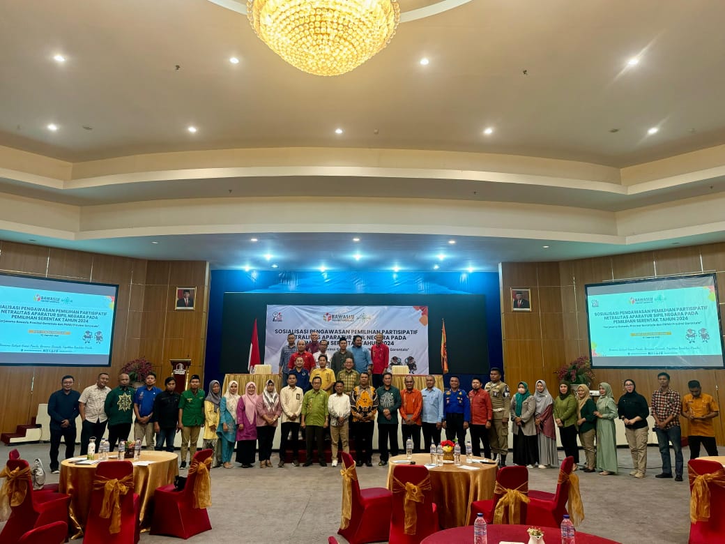 Bawaslu Provinsi Gorontalo Gelar Sosialisasi Netralitas ASN dalam Pemilihan Serentak 2024
