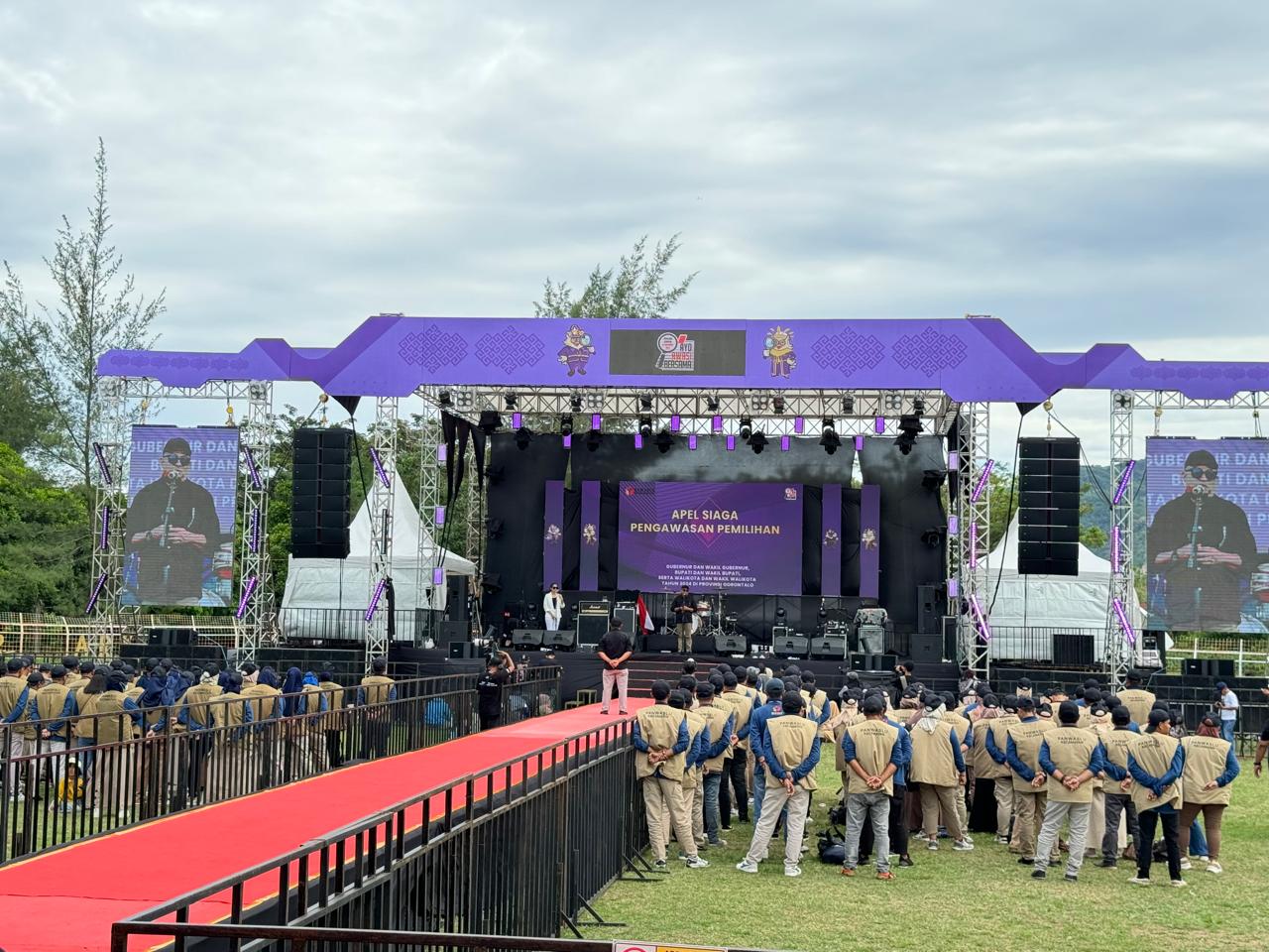 Pentingnya sinergi antara seluruh jajaran pengawas, Bawaslu Provinsi Gorontalo Gelar Apel Siaga Pengawasan Pemilihan 2024