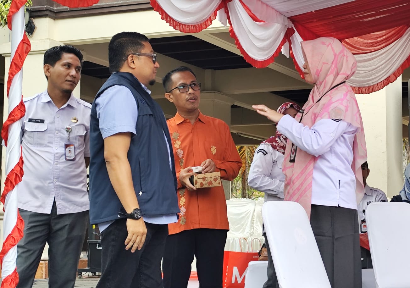 Ketua Bawaslu Provinsi Gorontalo Idris Usuli Hadiri Simulasi Pemungutan dan Penghitungan Suara Pilkada 2024