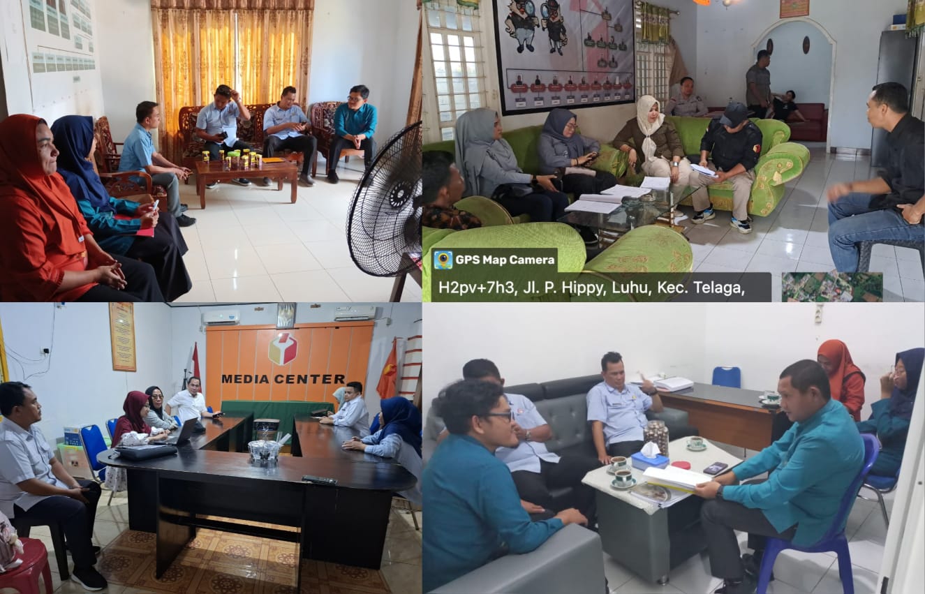 Bawaslu Provinsi Gorontalo bersama Anggota Pokja Lakukan Monitoring Honorarium Panwascam Se-Provinsi Gorontalo