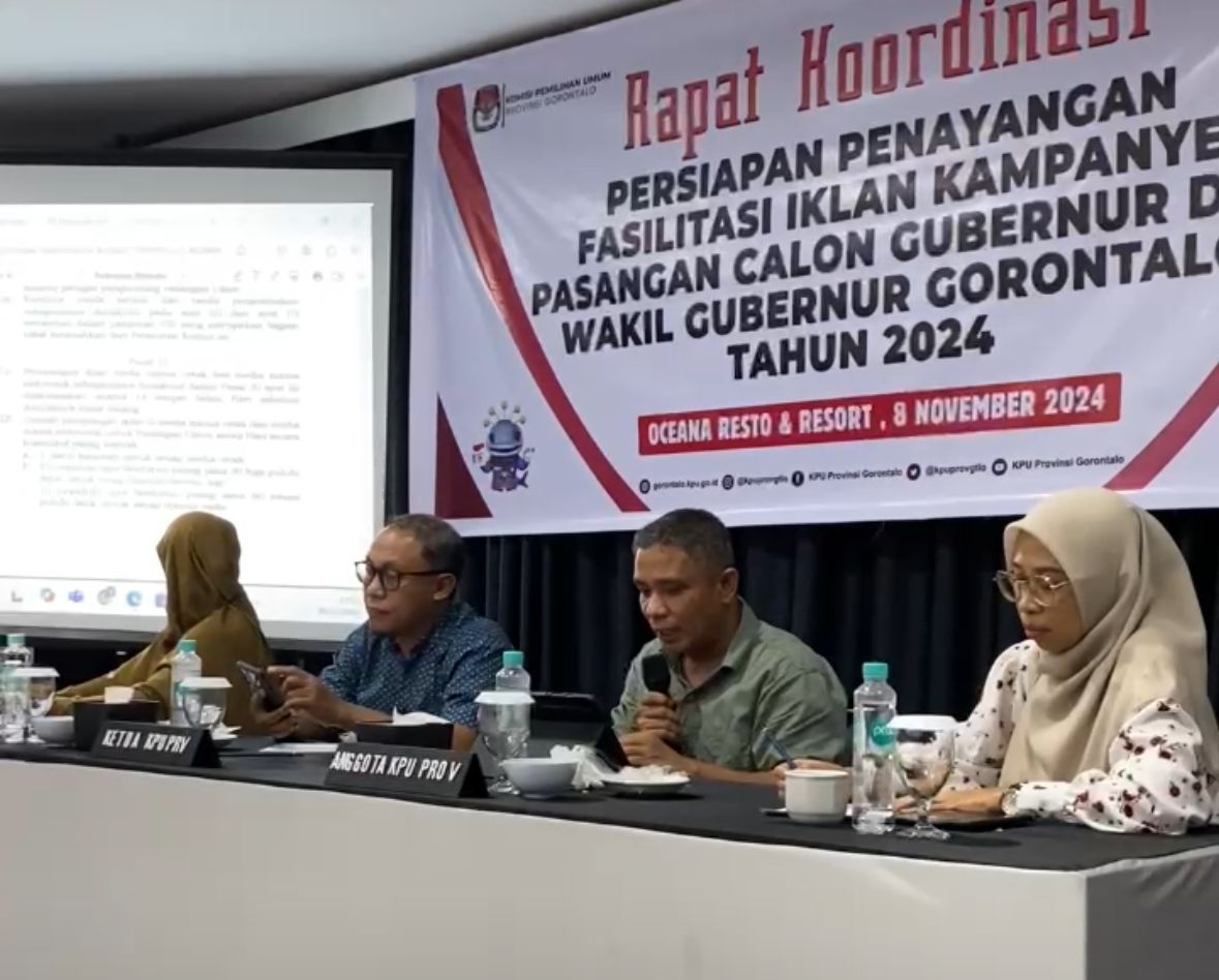 Lismawy Ibrahim Hadiri Rapat Koordinasi Persiapan Iklan Kampanye Pilgub 2024