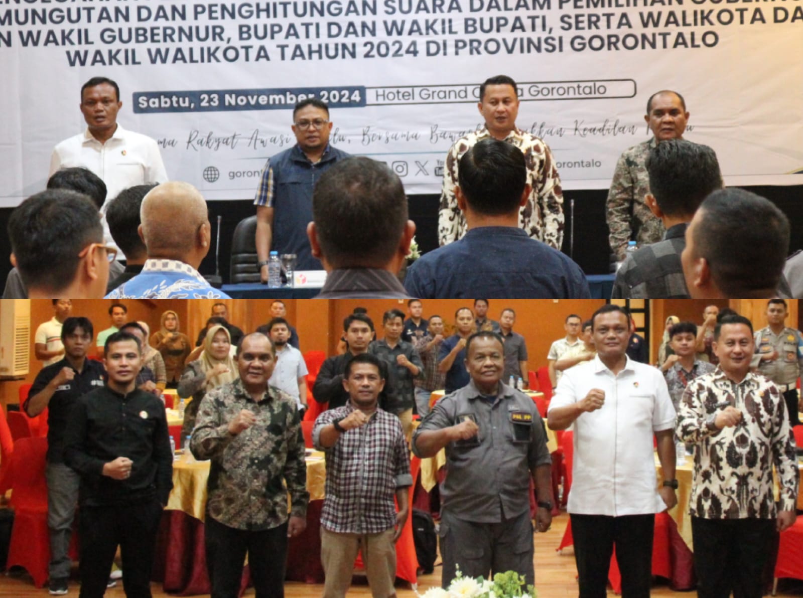 Bawaslu Provinsi Gorontalo Gelar Rapat Koordinasi, Fokus pada Pencegahan Pelanggaran dan Persiapan Pengawasan Pemungutan Suara pada Pilkada 2024