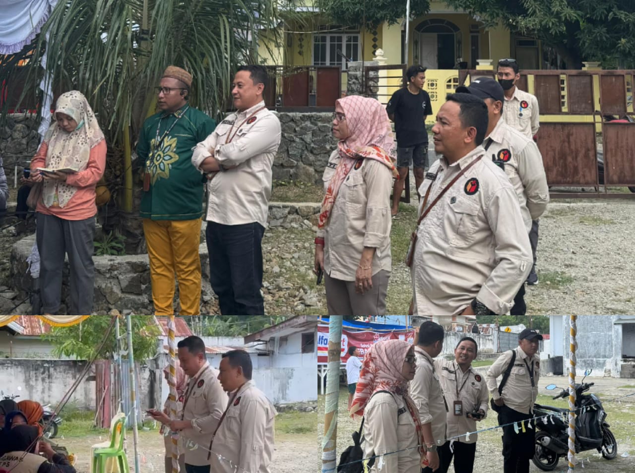 Nikson Entengo, Pantau Proses Pemungutan Suara di Bone Bolango