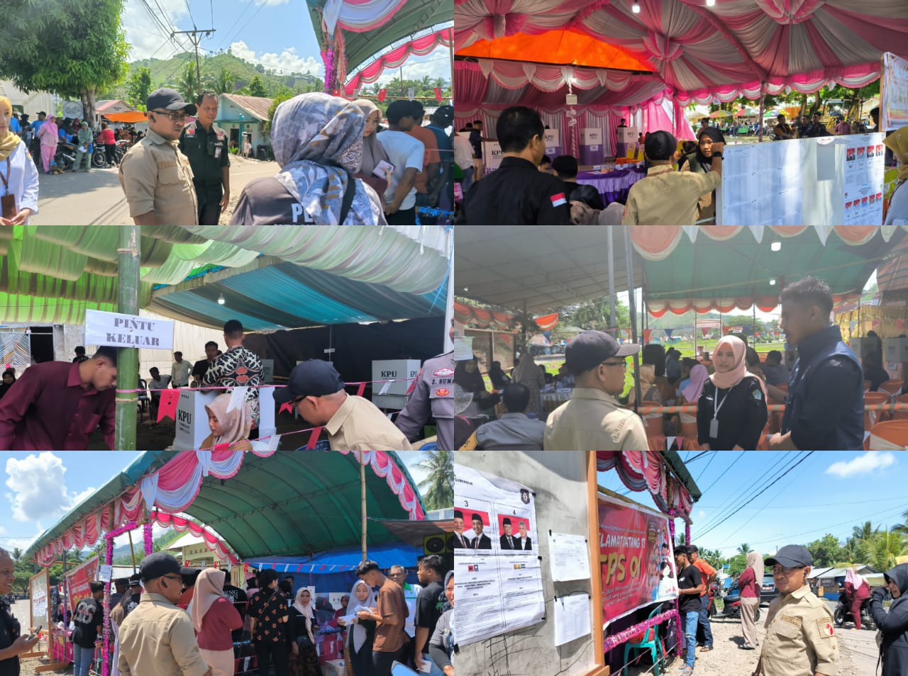 Moh. Fadjri Arsyad Pantau Langsung Proses Pemungutan Suara di Boalemo