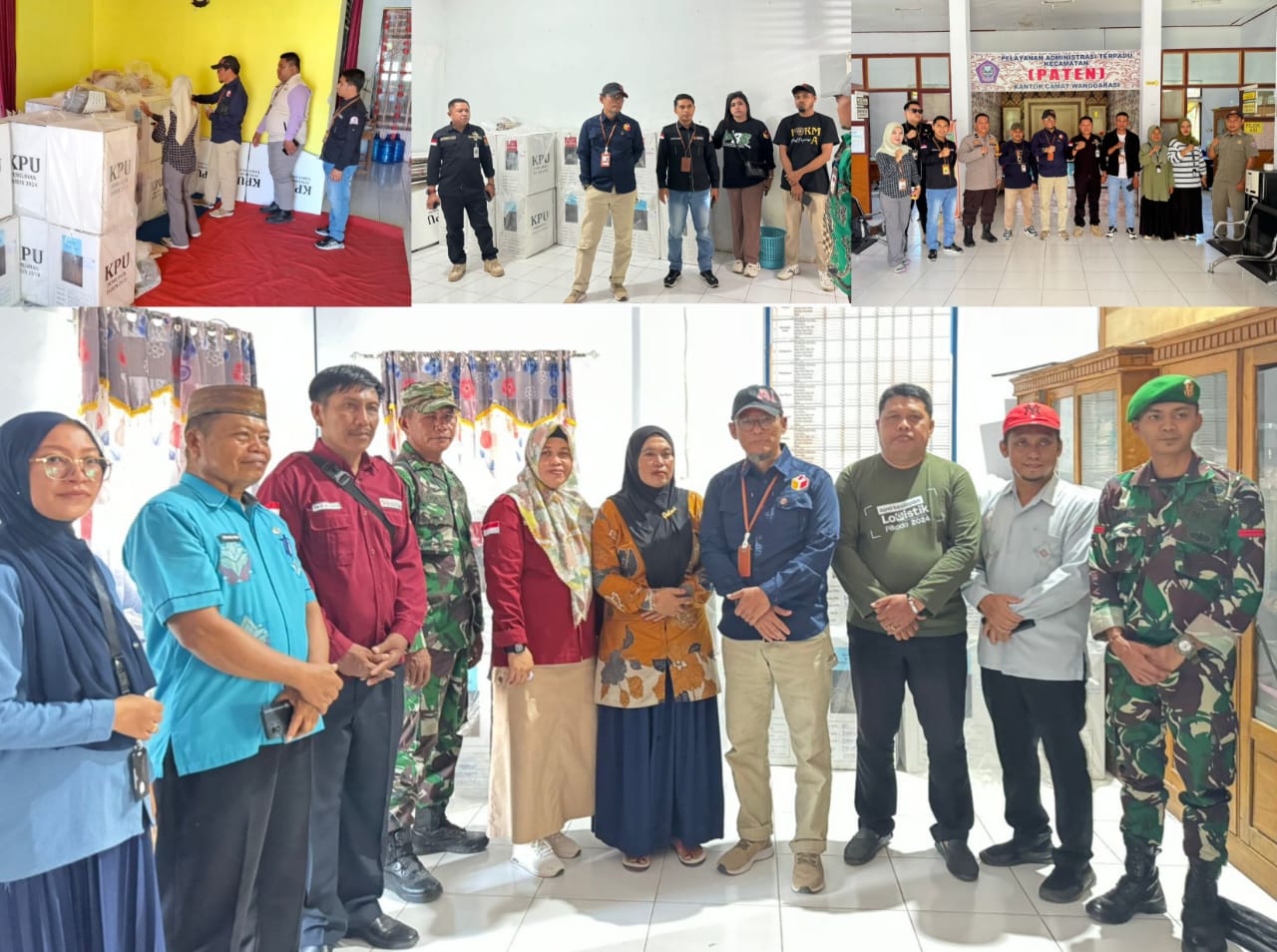 John Hendri Purba Cek keberadaan Kotak Suara di PPK Pohuwato Jelang Pleno Kecamatan