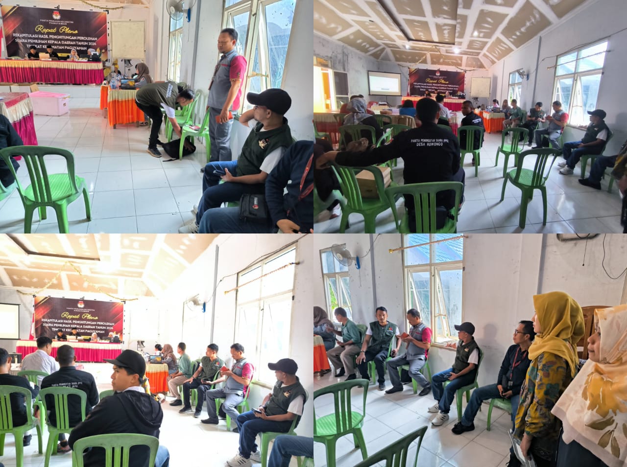 Moh Fadjri Arsyad Pantau Rapat Pleno Rekapitulasi Suara Pilkada 2024 Tingkat Kecamatan di Kabupaten Boalemo