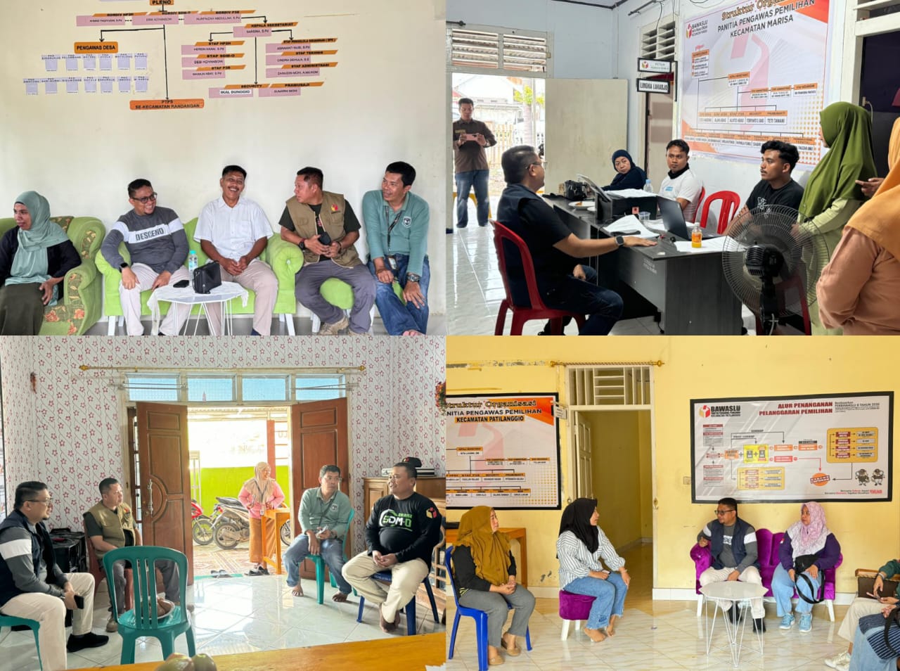 Idris Usuli lakukan Monitoring pelaksanaan pengawasan Rekapitulasi Pilkada di Pohuwato