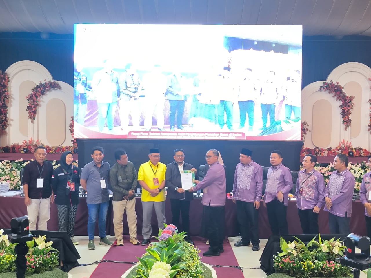 Bawaslu Provinsi Gorontalo Awasi Rapat Pleno Terbuka Rekapitulasi Pemilihan Gubernur 2024