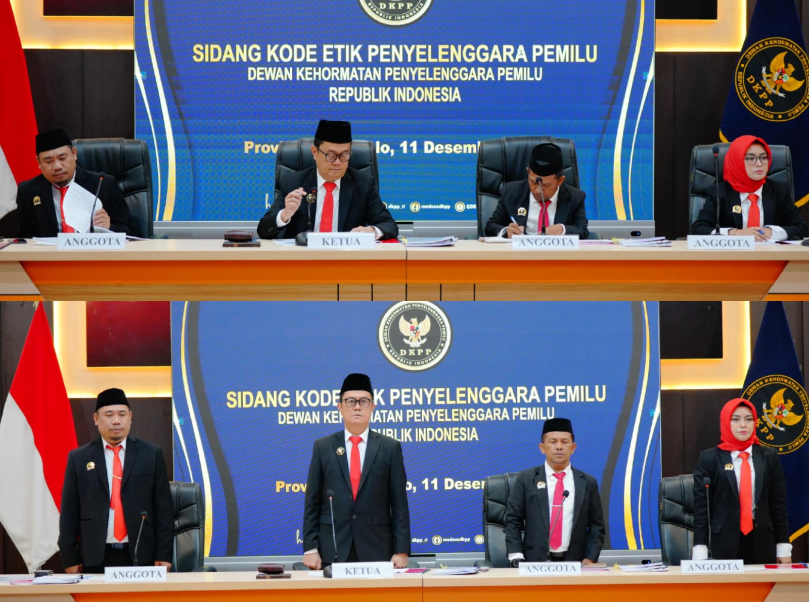 Moh. Fadjri Arsyad Menjadi Majelis sidang DKPP Ketua dan Anggota Bawaslu Pohuwato